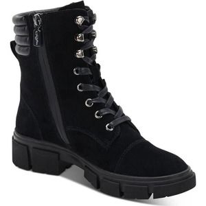 Aqua College Women’s Size 6 PALMER Waterproof Black Suede Lace Up Ankle Boot